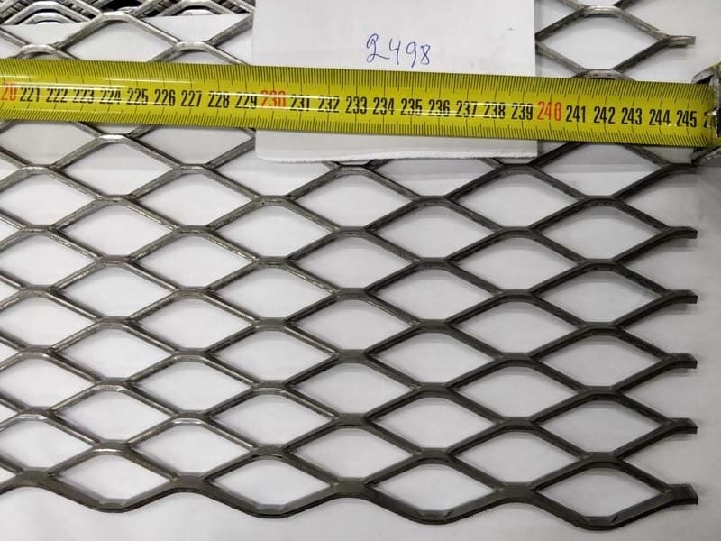 Verkkolevyt Teräs 23.4x61 2440x1220mm avoin ala 74%