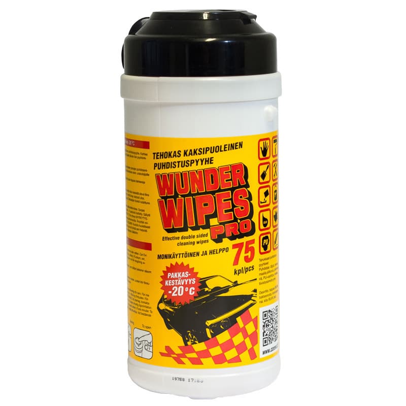 Ajoneuvojen Pesu & ylläpito Wunder Wipes PRO (-20°C)