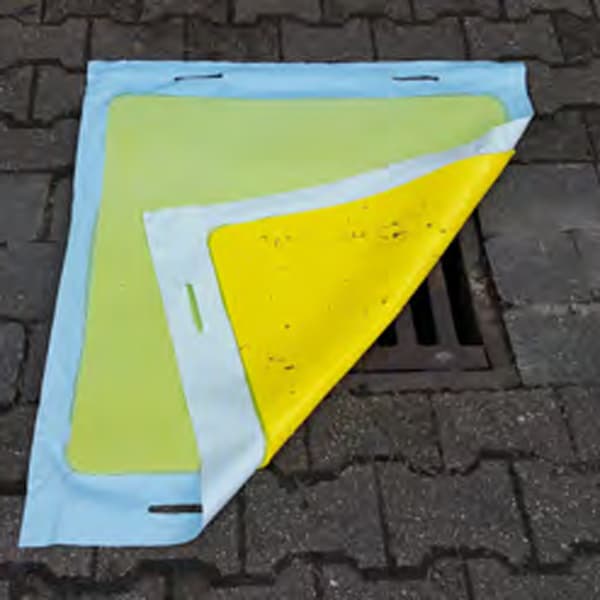 Imeytysrouheet Viemärinsulkumatto öljylle ja kemikaaleille 900x900x8mm