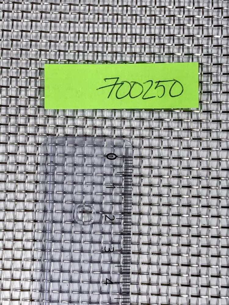 Kudotut verkot HST 2.5x2.5x0.7mm 1020mm (Mesh 8)