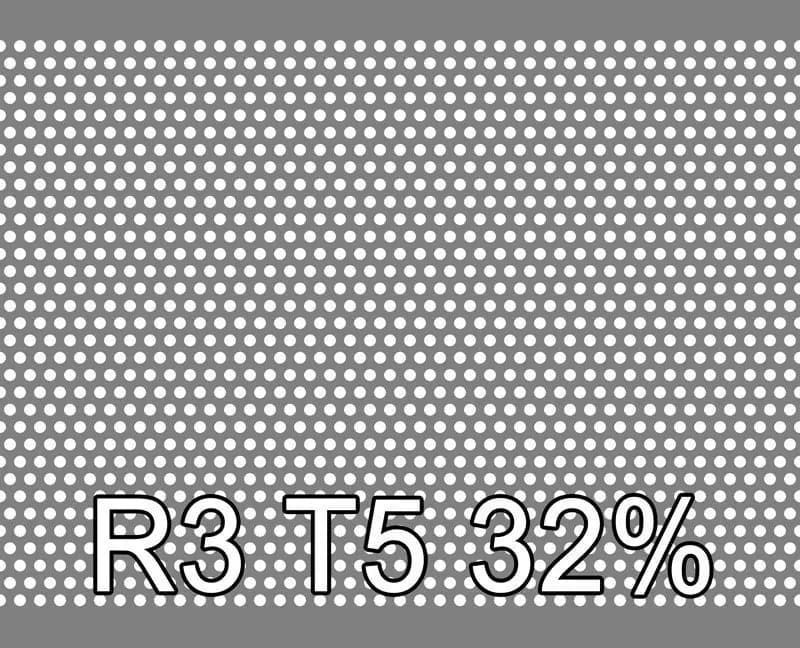Reikälevy Reikälevy Teräs 1.0x1250x2500mm R3 T5 32% 16kpl